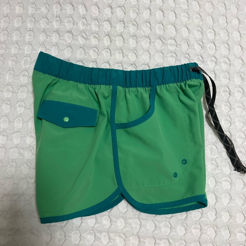 Patagonia Green Teal Shorts - Picture 7 of 12